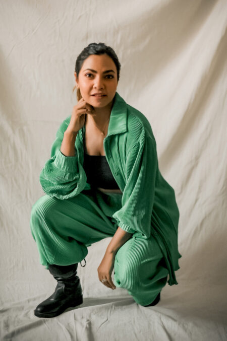 Verde Pleated Co-ord Set