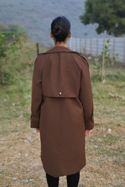 Brown-trench-Coat -with-back-design1
